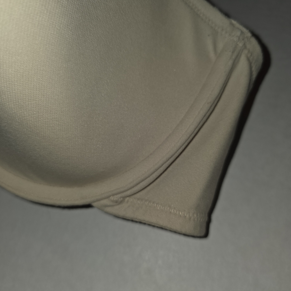 Body By Victoria Racerback Bra Size 38D Beige Y2k - Picture 4 of 12
